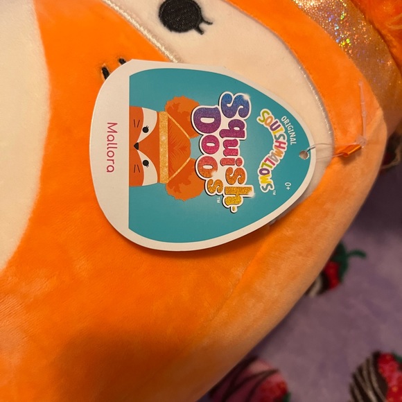 Squishmallow Squish-Doos‎ 10" Mallora The Orange Fox Plush - Picture 7 of 8
